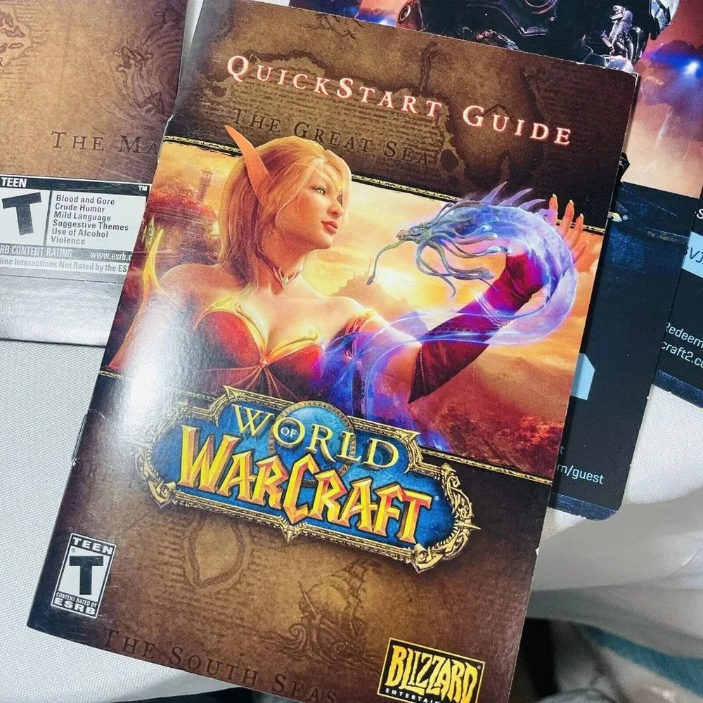 World of Warcraft: Battle Chest Blizzard Windows XP Vista 2007 Mac Game Chest